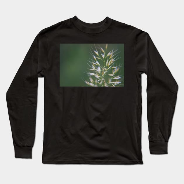 Grass Seeds Long Sleeve T-Shirt by InspiraImage